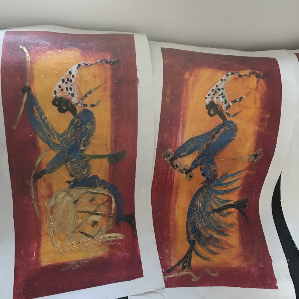 ❌SOLD❌ Painting - Serie of 4 handmade painting